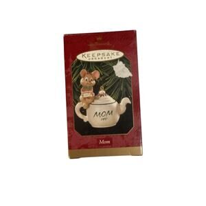 Vintage Hallmark Christmas Ornament "MOM 1997" with Box